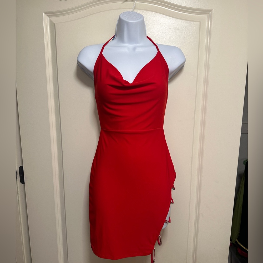 Fashion Nova XS Red Dress